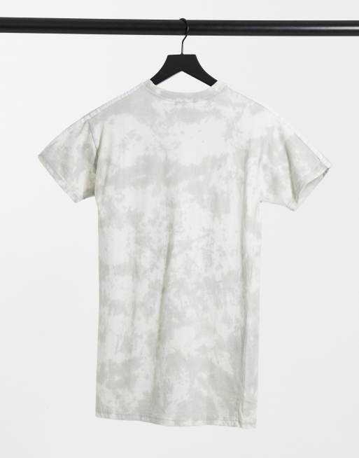 In The Style - Oversized T-shirtjurk in grijze tie-dye, 2 van 4