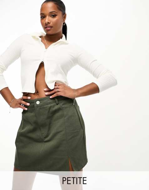 Khaki skirt clearance sale