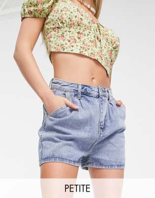 Short En Jean American Eagle Taille 00 - Bleu Délavé Vieilli, Coupe Coupée, Neuf Sans étiquette