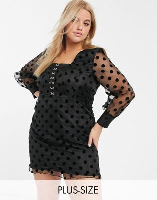 in the style polka dot dress