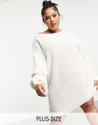 Oversized jumper dress hot sale plus size