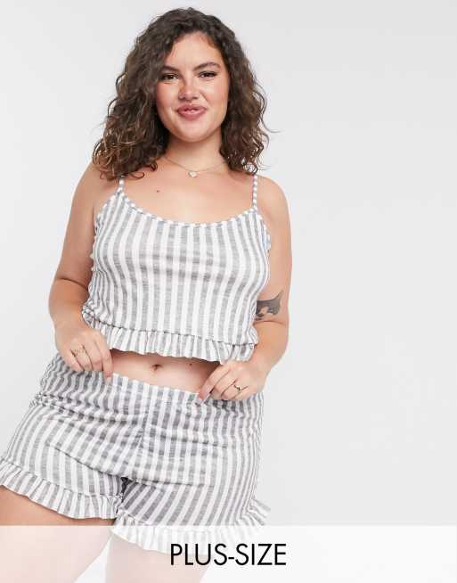 Plus size short online pyjamas