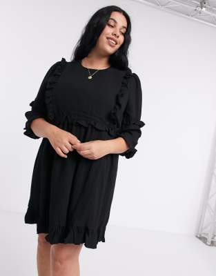 in the style black dress