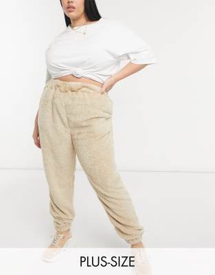 camel teddy joggers