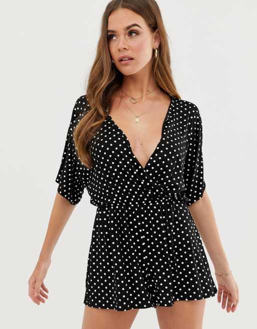 Playsuit best sale polka dot