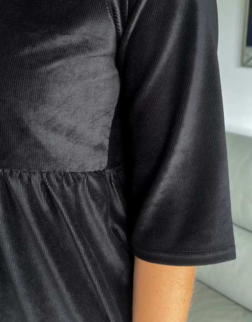 In The Style - Sort smock-kjole, 2 af 4