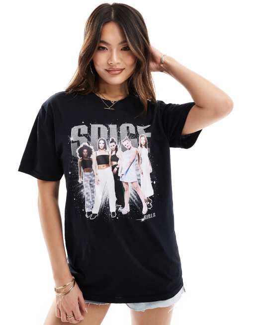 In The Style spice girls t-shirt in black, 2 of 4