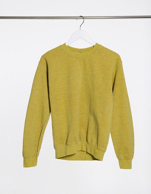 In The Style sweatshirt in yellow