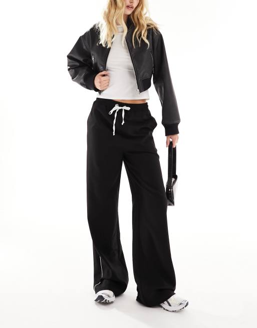 Asos side stripe trousers sales