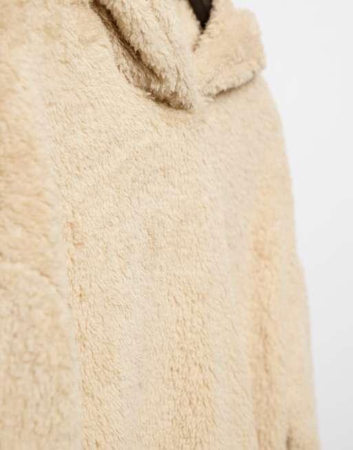 Camel teddy online hoodie