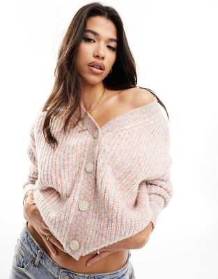 In The Style - Vest met spacedye in multi