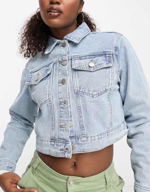 Veste jean best sale bleu clair