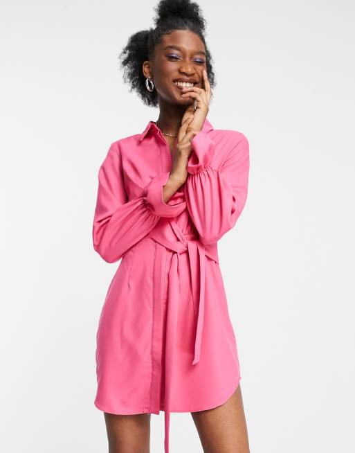 Pink 2025 shirt dress