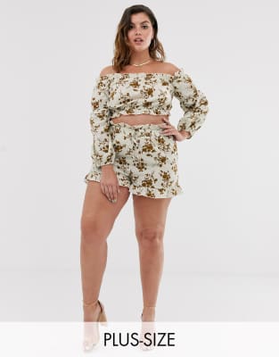 asos plus size shorts