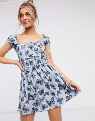 butterfly dress asos