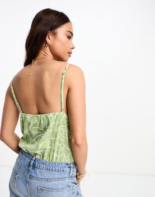 Out From Under Cowl Neck Bodysuit, Urban Outfitters