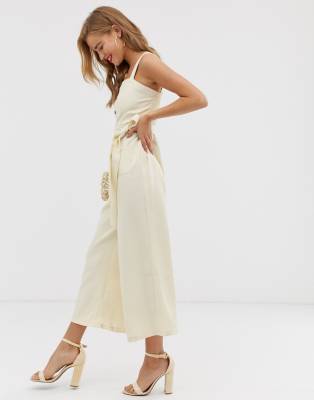 cream culotte jumpsuit