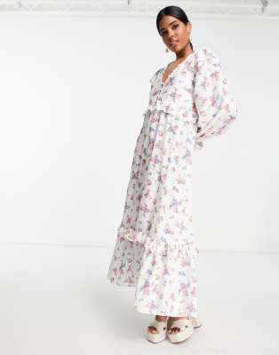 lorna luxe pink dress In The Style x Lorna Luxe extreme sleeve plunge mini dress in pink