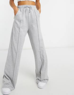 high waisted grey sweatpants
