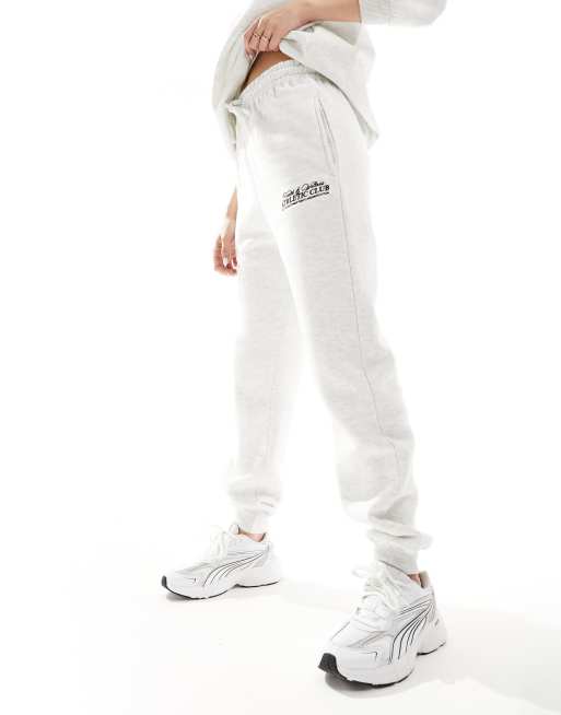 In The Style x Perrie Sian – Athletic Club – Grå mjukisbyxor, del av set, 3 av 5