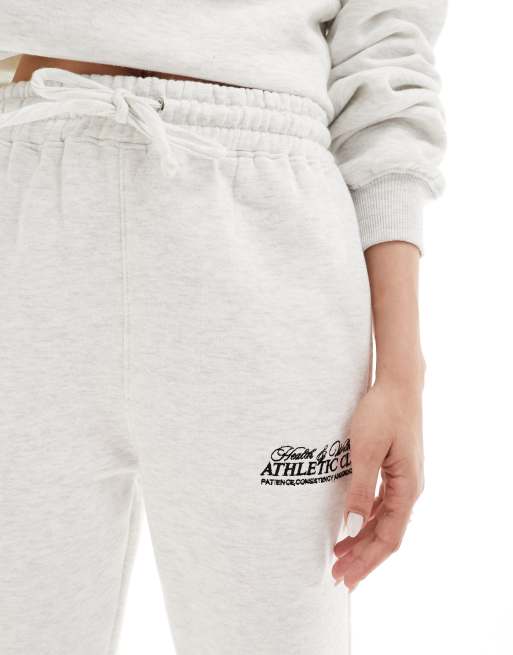 In The Style x Perrie Sian – Athletic Club – Grå mjukisbyxor, del av set, 4 av 5