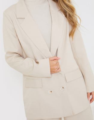 camel tailored blazer