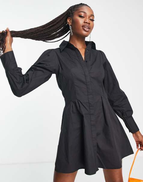 Black cheap shirt dress