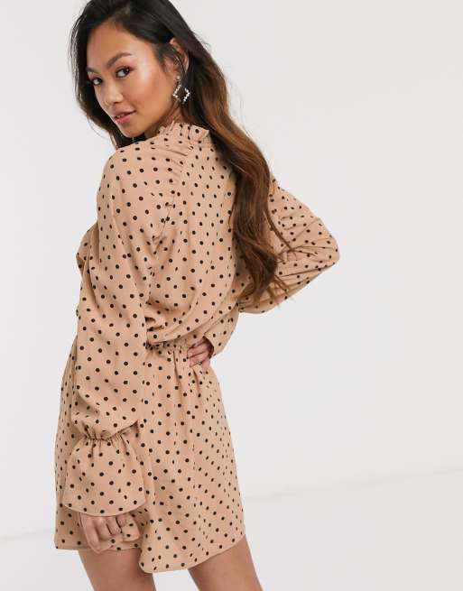 In The Style x Stephsa exclusive frilly button through skater