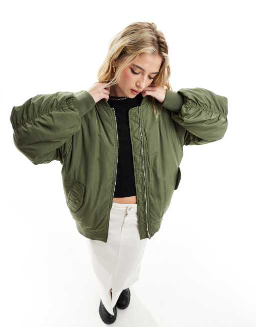 Olive color sale womens jackets