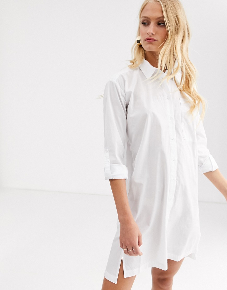 In Wear – Thekla – Skjorta i longline-Vit