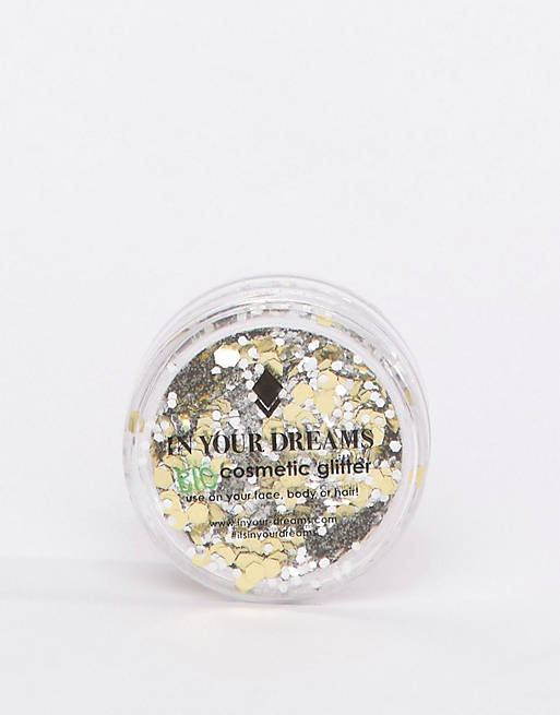 asos.com | In Your Dreams Biodegradable Glitter - Gold & Silver