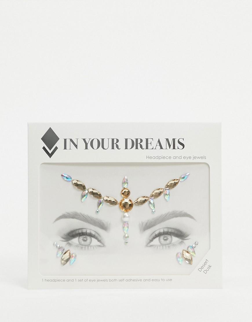 In Your Dreams Desert Dusk Face Jewels-Gold