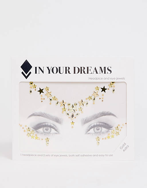 asos.com | In Your Dreams – Gold Astra – All in One – Gesichtsschmuckstein und Augenschmucksteine