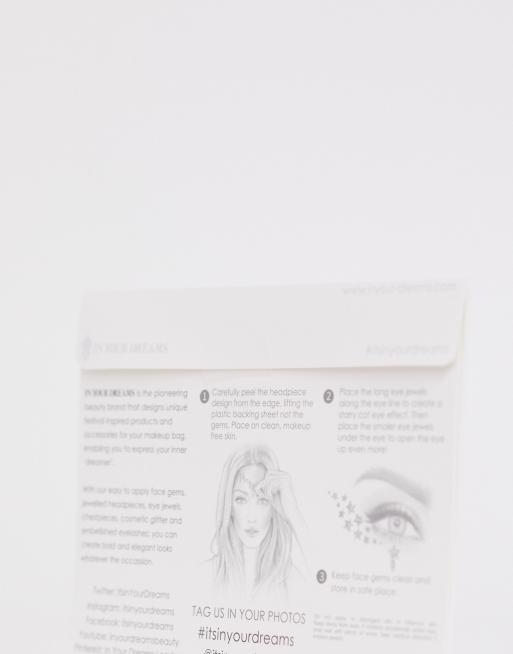 In Your Dreams – Gold Astra – All in One – Gesichtsschmuckstein und Augenschmucksteine, 4 von 4