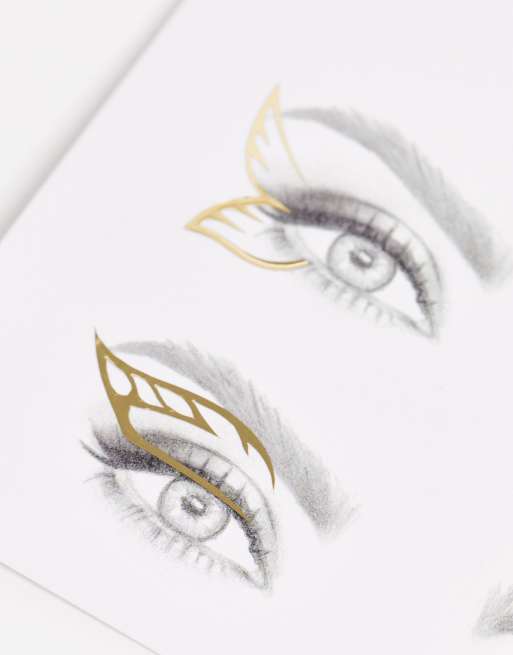 In Your Dreams Gold Theona Adesivi Per Gli Occhi Dorati Asos