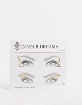 In Your Dreams Gold Theona Gold Eye Stickers