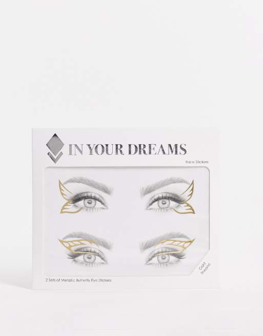 In Your Dreams – Gold Theona – Guldfärgade klistermärken för ögonvrån