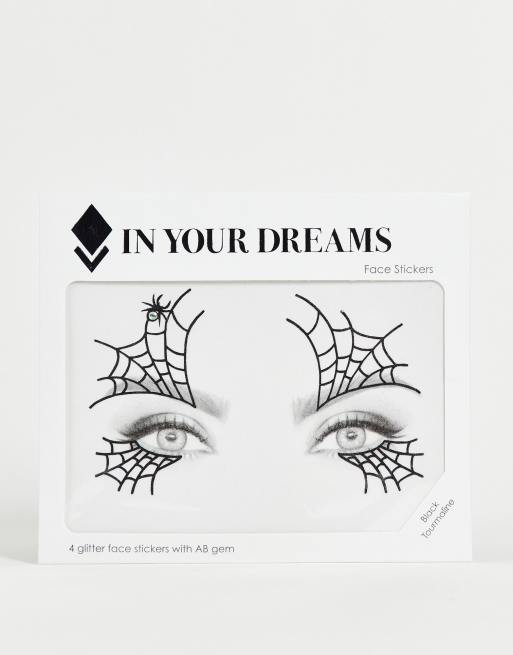 In Your Dreams Halloween Black Tourmaline Face Stickers