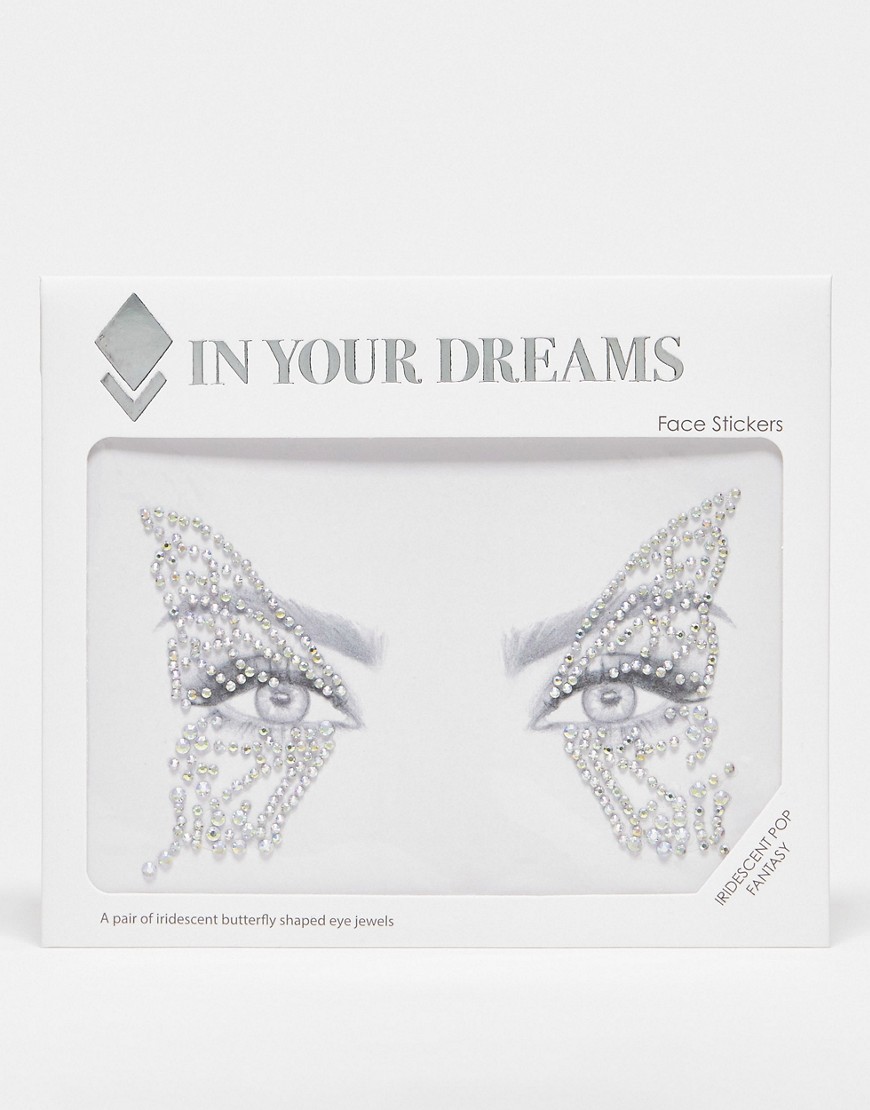 In Your Dreams Halloween Iridescent Pop Fantasy Butterflies Eye Jewels-Multi