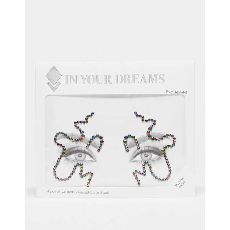 In Your Dreams Halloween Snake Medsa Metal Face Jewels