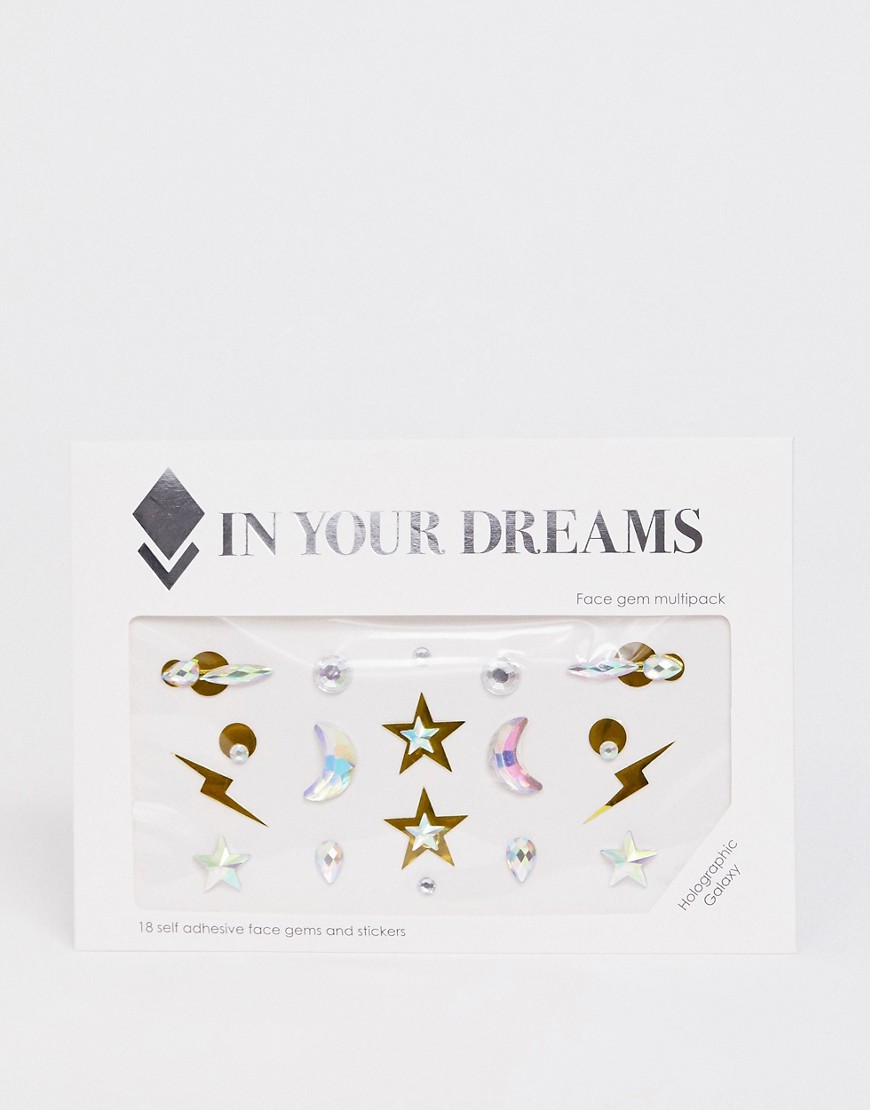 In Your Dreams - Holographic Galaxy - Decorazioni miste per il viso-Multicolore