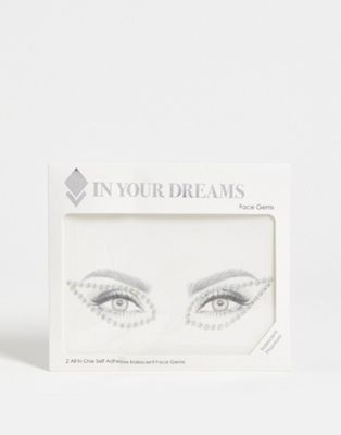 In Your Dreams Iridescent Phantom Face Gems - ASOS Price Checker