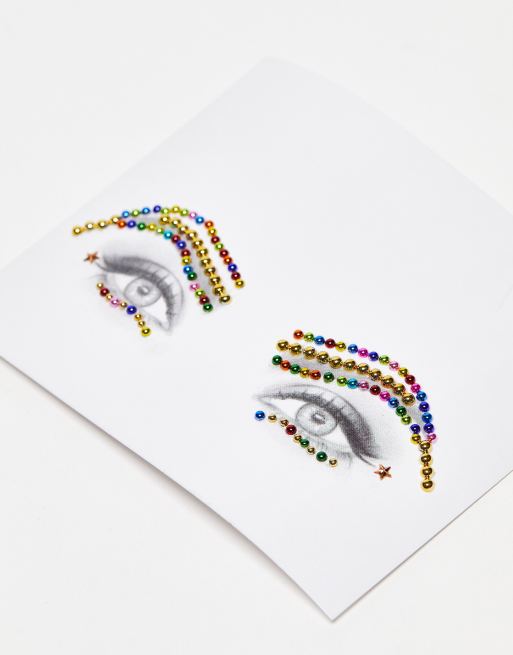 In Your Dreams Multicolour Carni Eyebrow Face Jewels