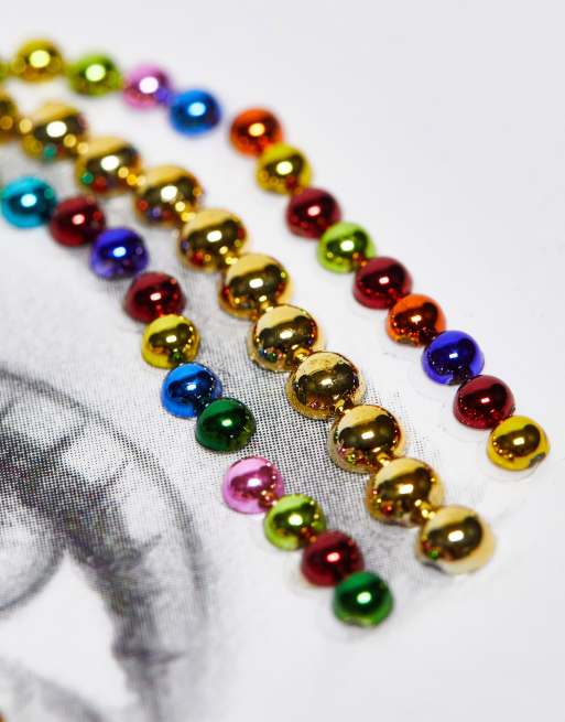 In Your Dreams Multicolour Carni Eyebrow Face Jewels