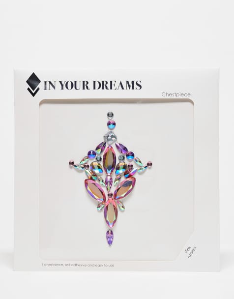 In Your Dreams Pink Azalea Jewelled Chestpiece - view 1
