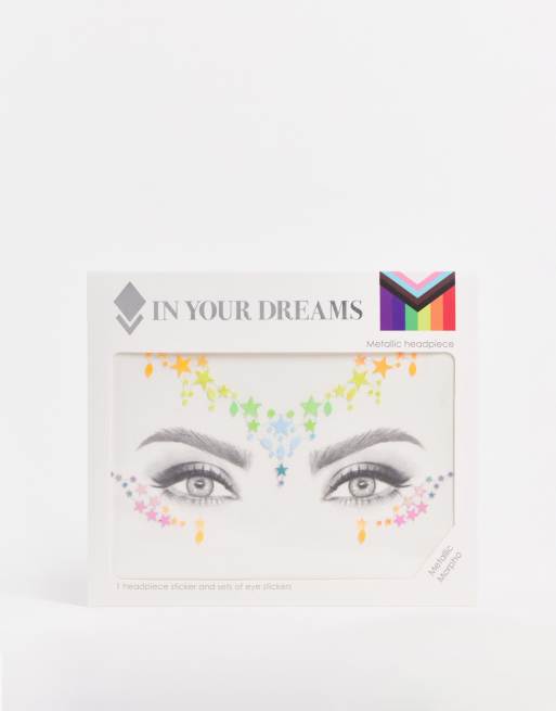 In Your Dreams – Pride – Morpho – Metalliska klistermärken för ansiktet