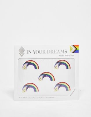In Your Dreams Pride Rainbow Trip Face & Body Stickers - ASOS Price Checker