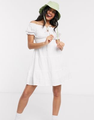 bardot milkmaid dress