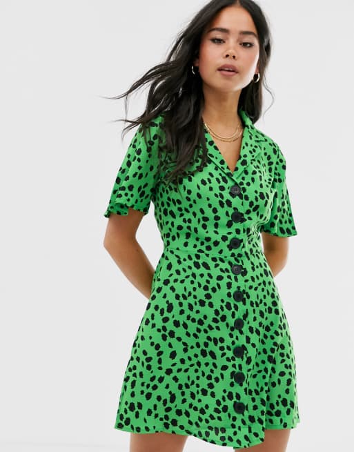 Asos splodge outlet dress