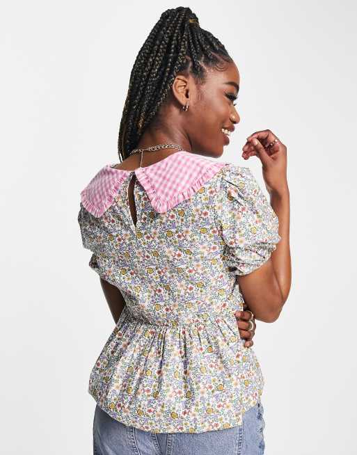 Asos peter pan collar sale